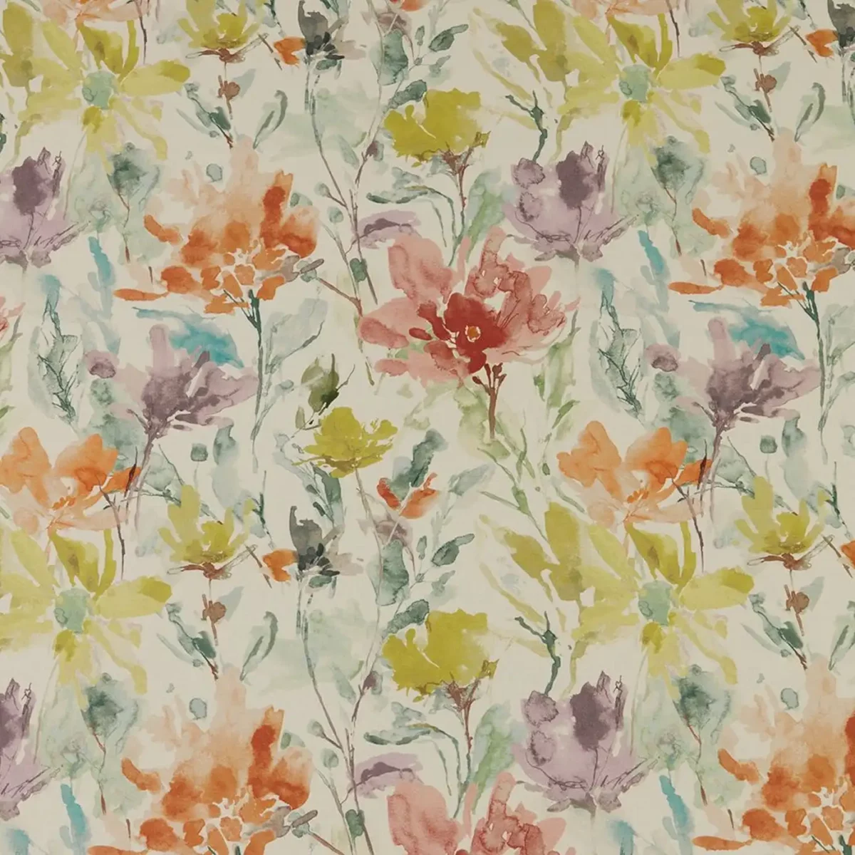 multicolour botanical printed fabric from iLiv