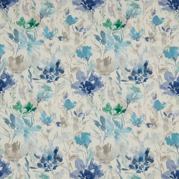 Water Meadow Fabric - Cobalt swatch