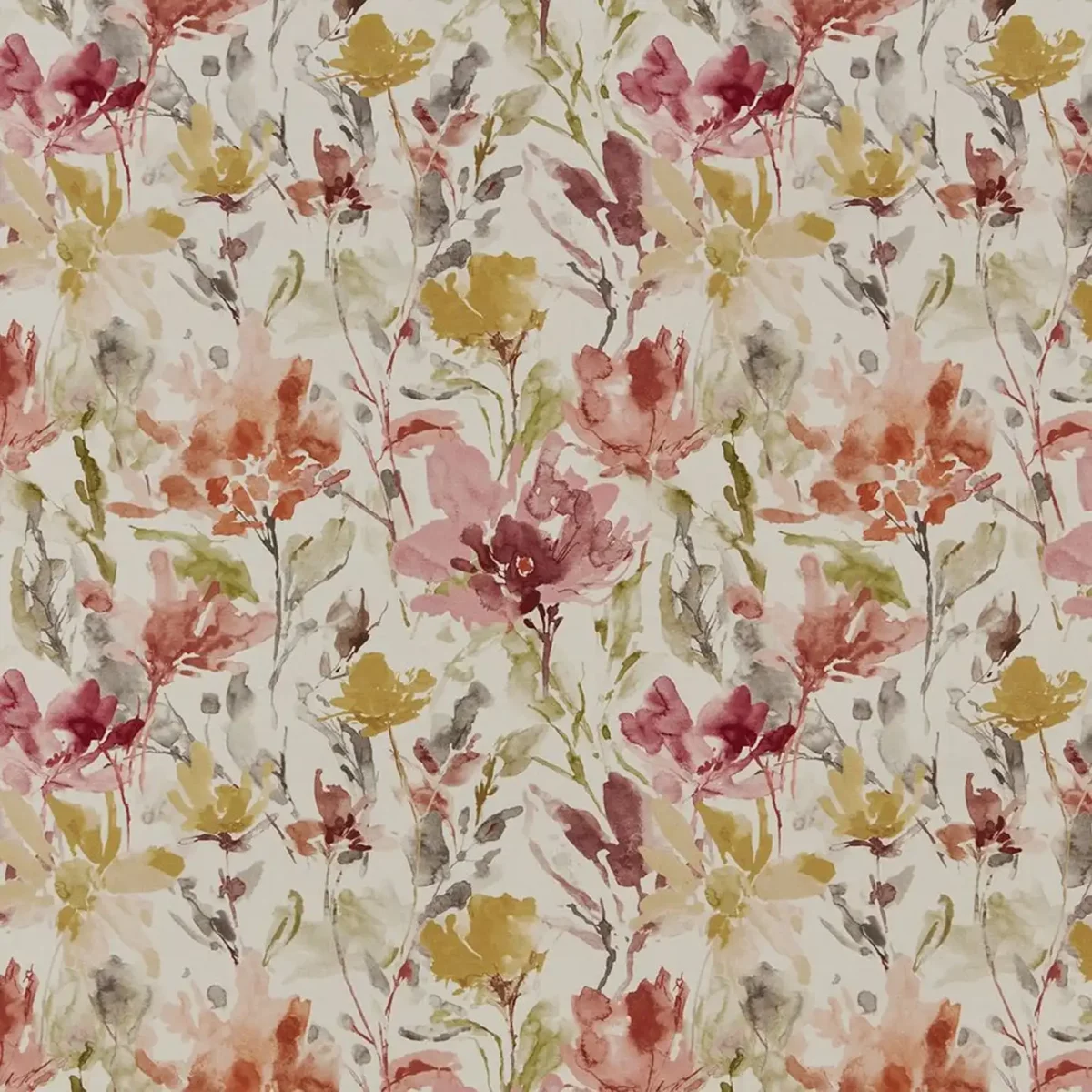 multicolour botanical printed fabric from iLiv
