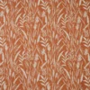 orange botanical printed fabric from iLiv