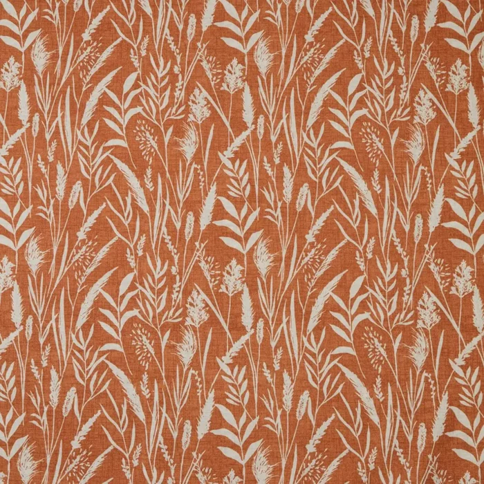 Wild Grasses Fabric - Clementine swatch
