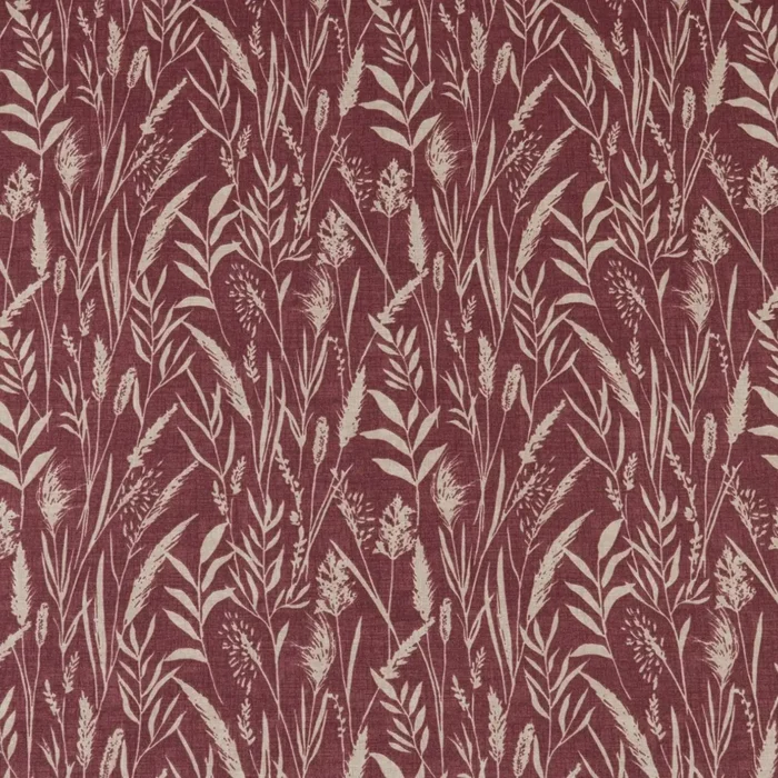 Wild Grasses Fabric - Rosewood swatch