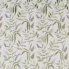 green botanical embroideried fabric from iLiv