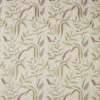 yellow botanical embroideried fabric from iLiv
