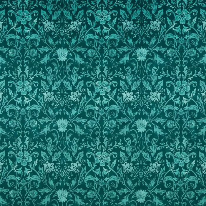 Baroque Fabric - Turquoise swatch