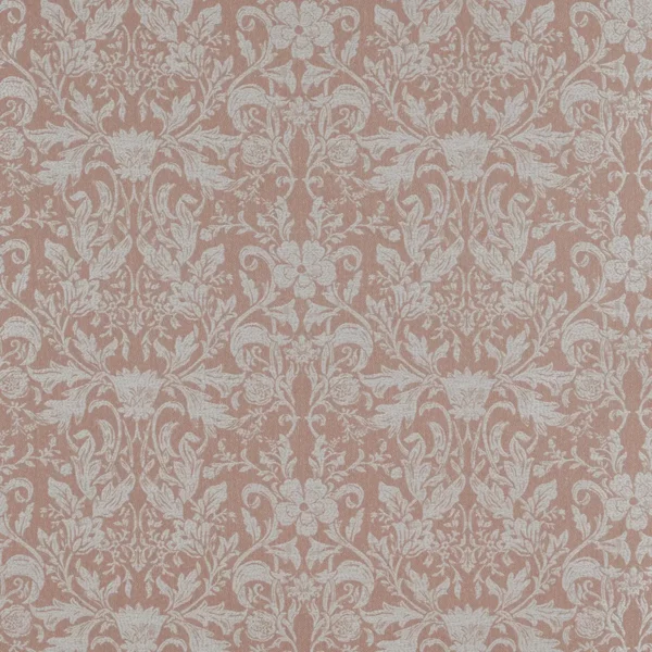 Belvedere Fabric - Chalk Rose by pink botanical jacquard fabric from iLiv