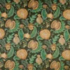 green botanical velvet-chenille fabric from iLiv