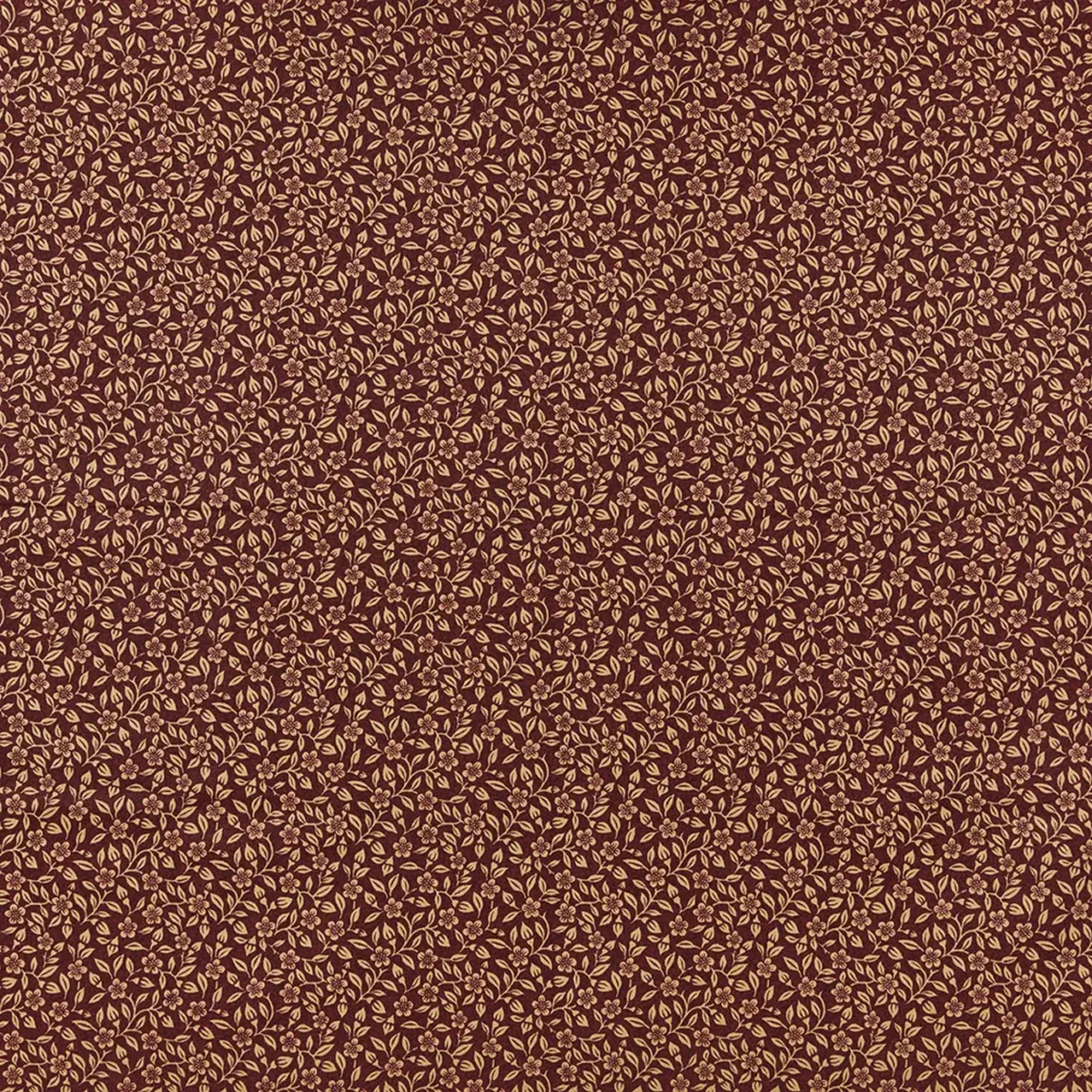 red botanical cotton fabric from iLiv