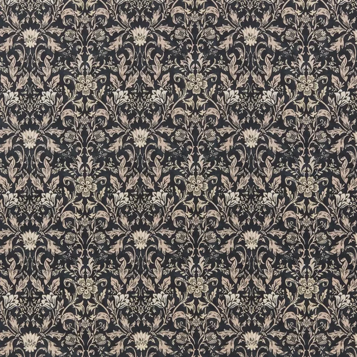 Rococo Fabric - Ebony swatch