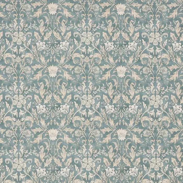 Rococo Fabric - Glacier swatch