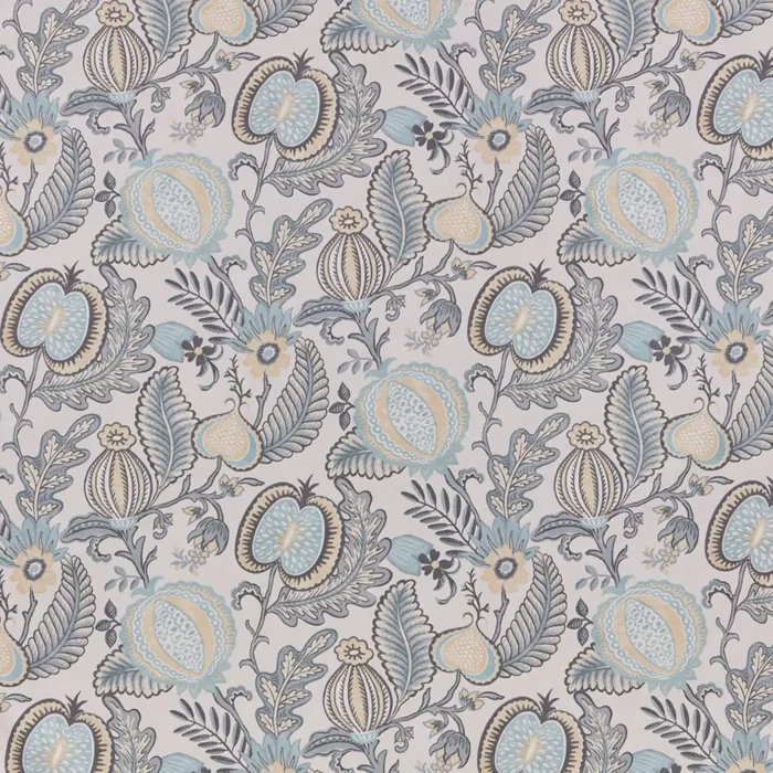 Winter Fruits Fabric - Chrome swatch