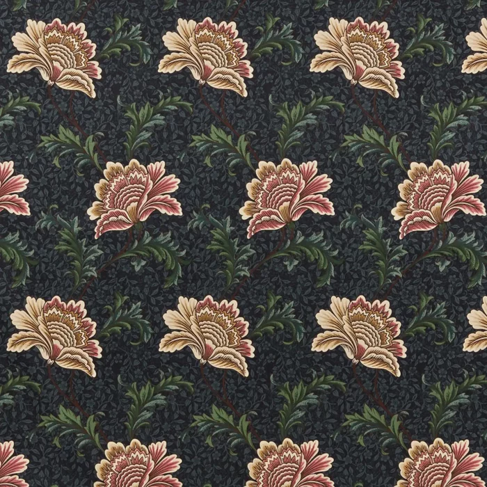 Winter Garden Fabric - Ebony swatch
