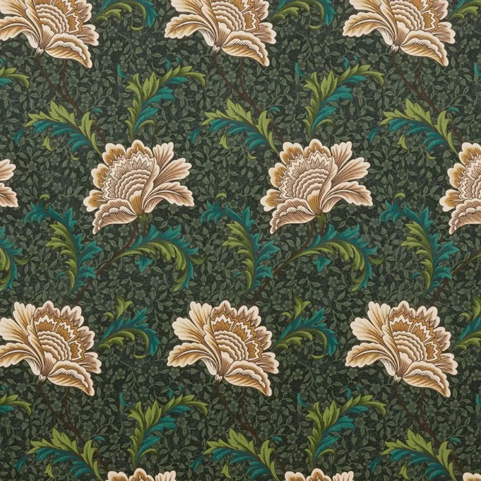 Winter Garden Fabric - Forest swatch