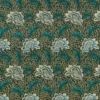 blue botanical cotton fabric from iLiv