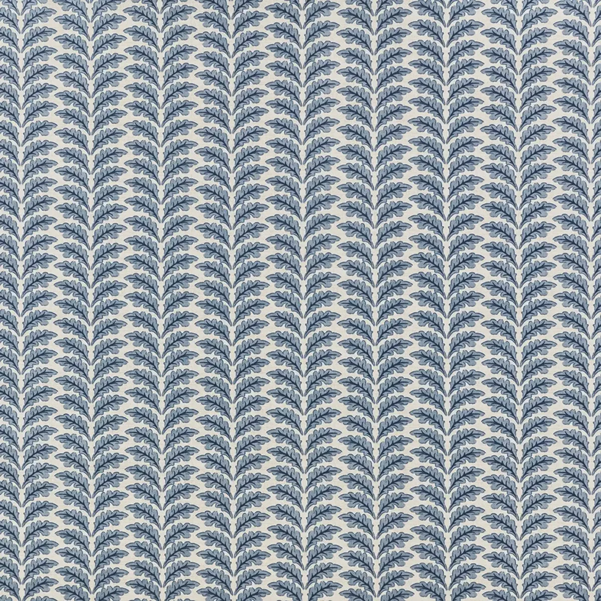 Woodcote Fabric - Delft by blue botanical cotton fabric from iLiv