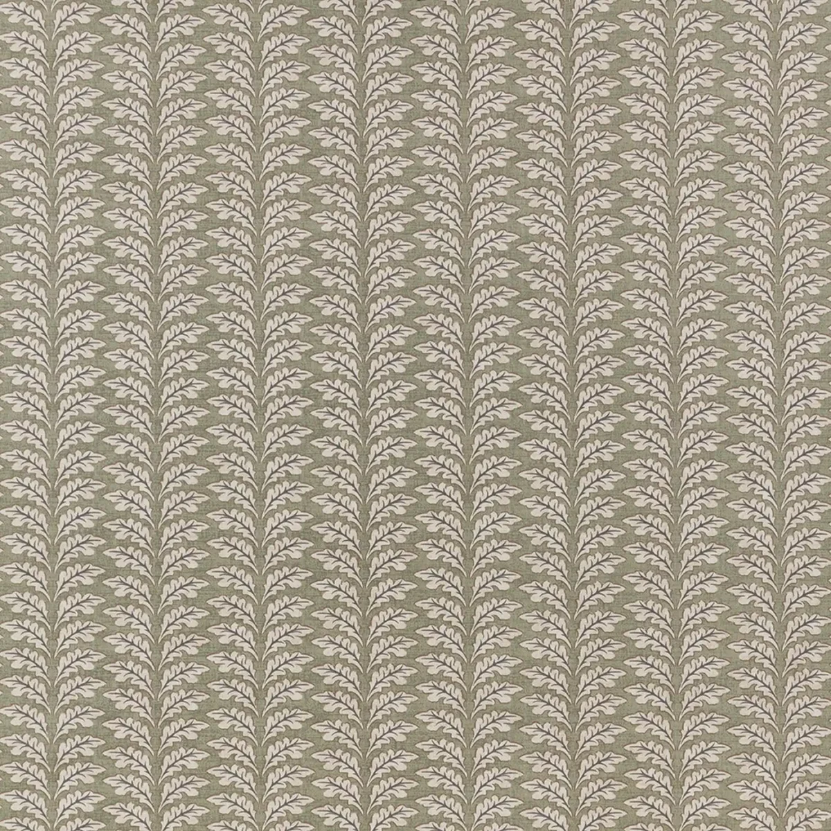 Woodcote Fabric - Sage by neutral botanical cotton fabric from iLiv