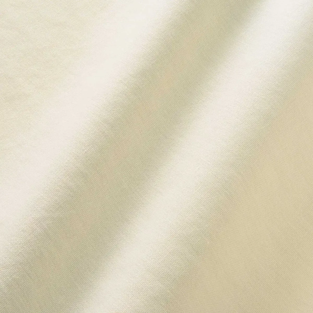 Elba Fabric - Eggshell by white plain linen fabric from Linwood Fabrics