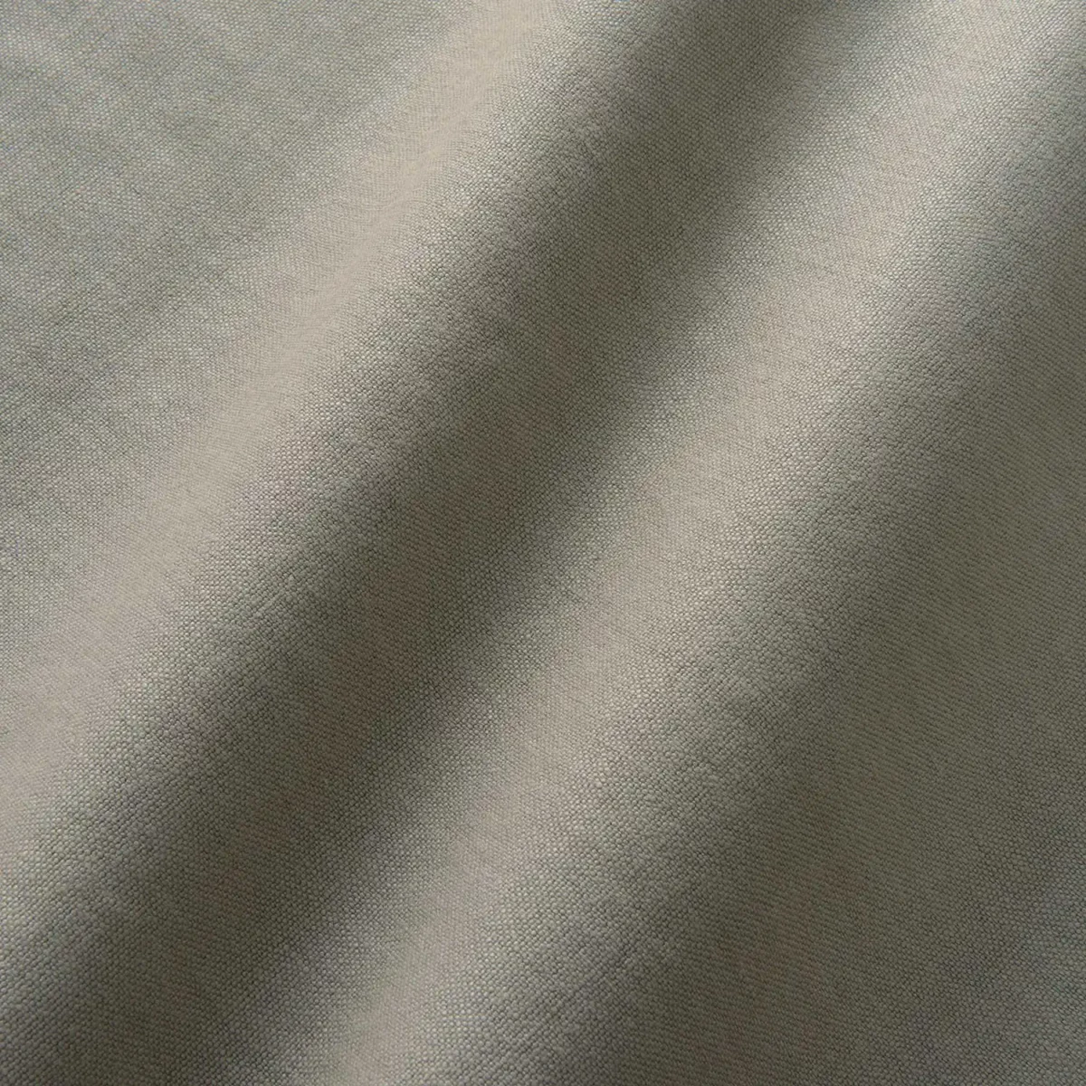 Elba Fabric - Ash by black-grey plain linen fabric from Linwood Fabrics