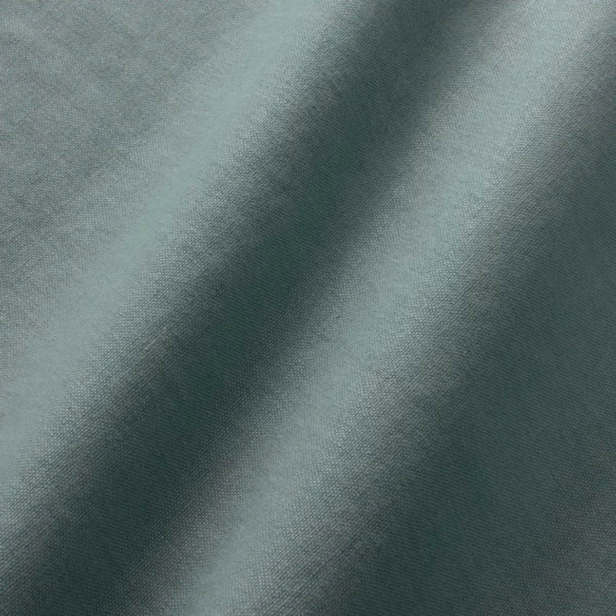 Elba Fabric - Mineral by blue plain linen fabric from Linwood Fabrics