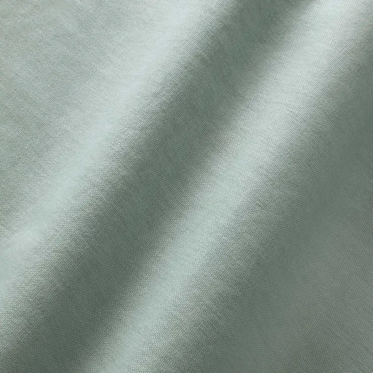 Elba Fabric - Sky by white plain linen fabric from Linwood Fabrics
