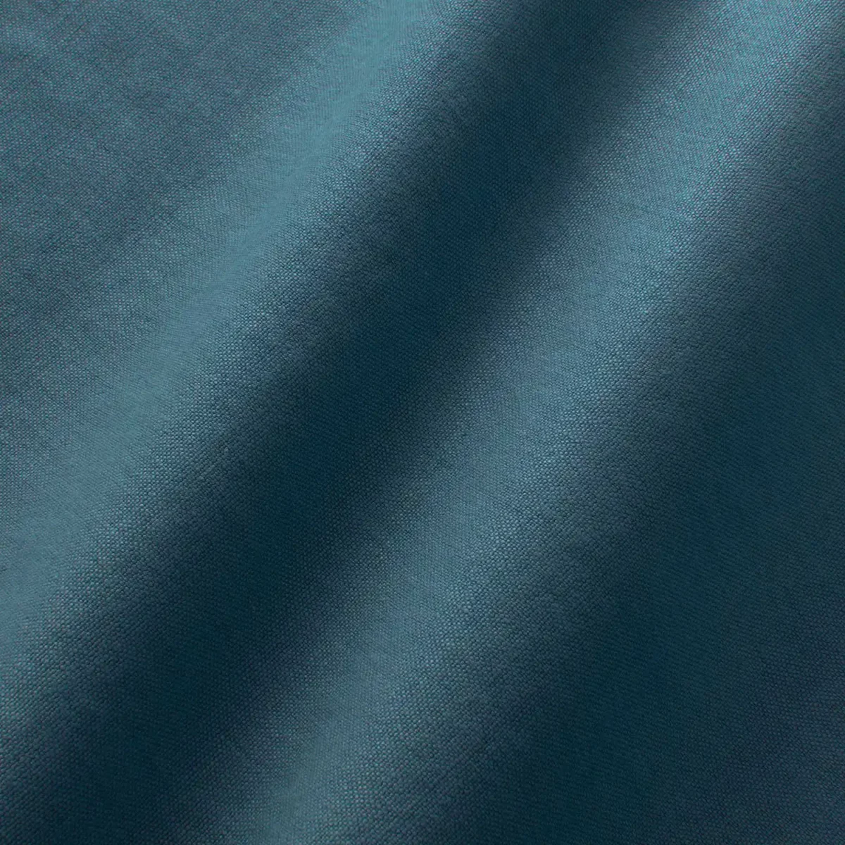 Elba Fabric - Admiral by blue plain linen fabric from Linwood Fabrics