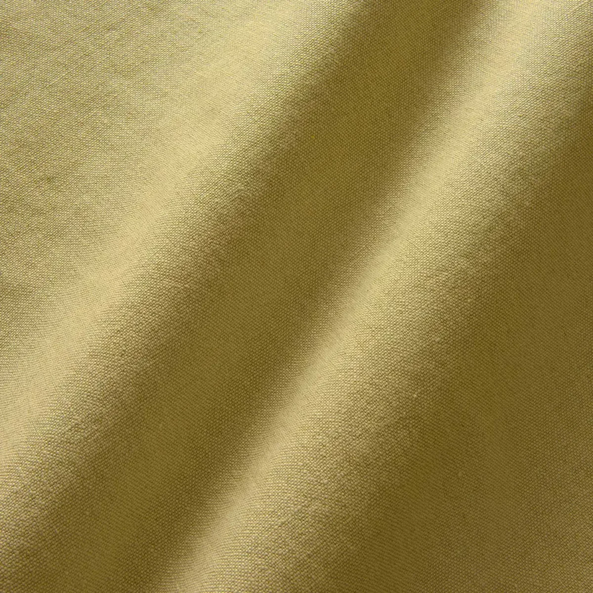 yellow plain linen fabric from Linwood Fabrics