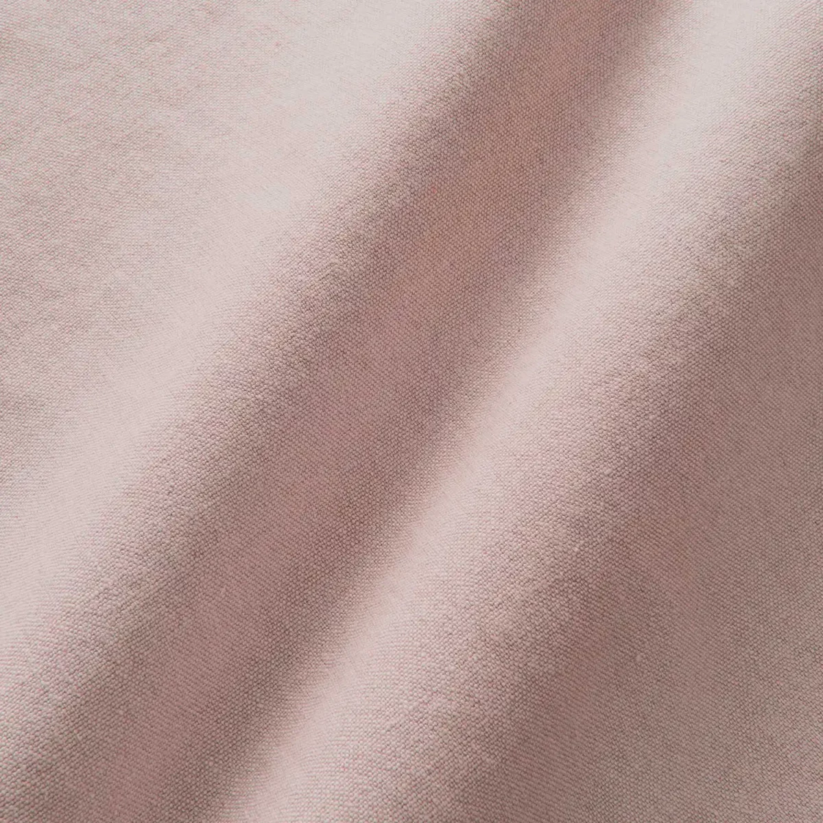 Elba Fabric - Sorbet by pink plain linen fabric from Linwood Fabrics