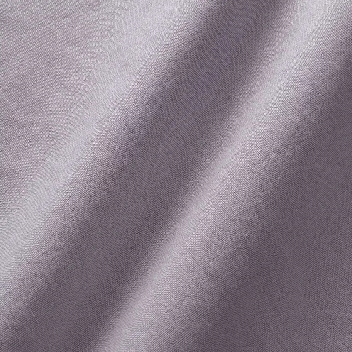 Elba Fabric - Lilac by black-grey plain linen fabric from Linwood Fabrics