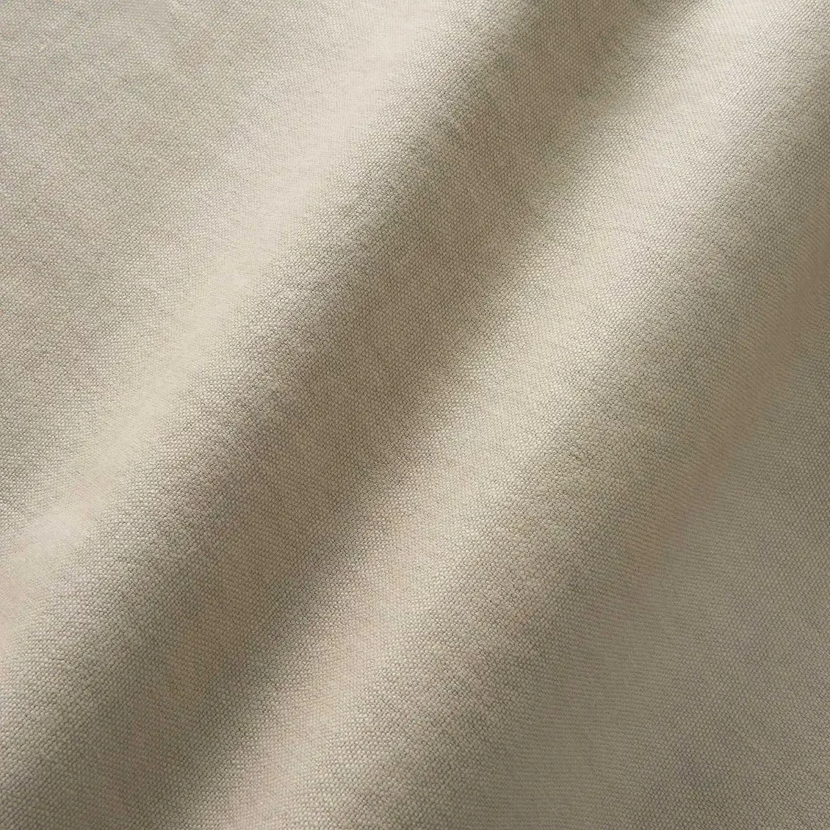 Elba Fabric - Sisal by white plain linen fabric from Linwood Fabrics