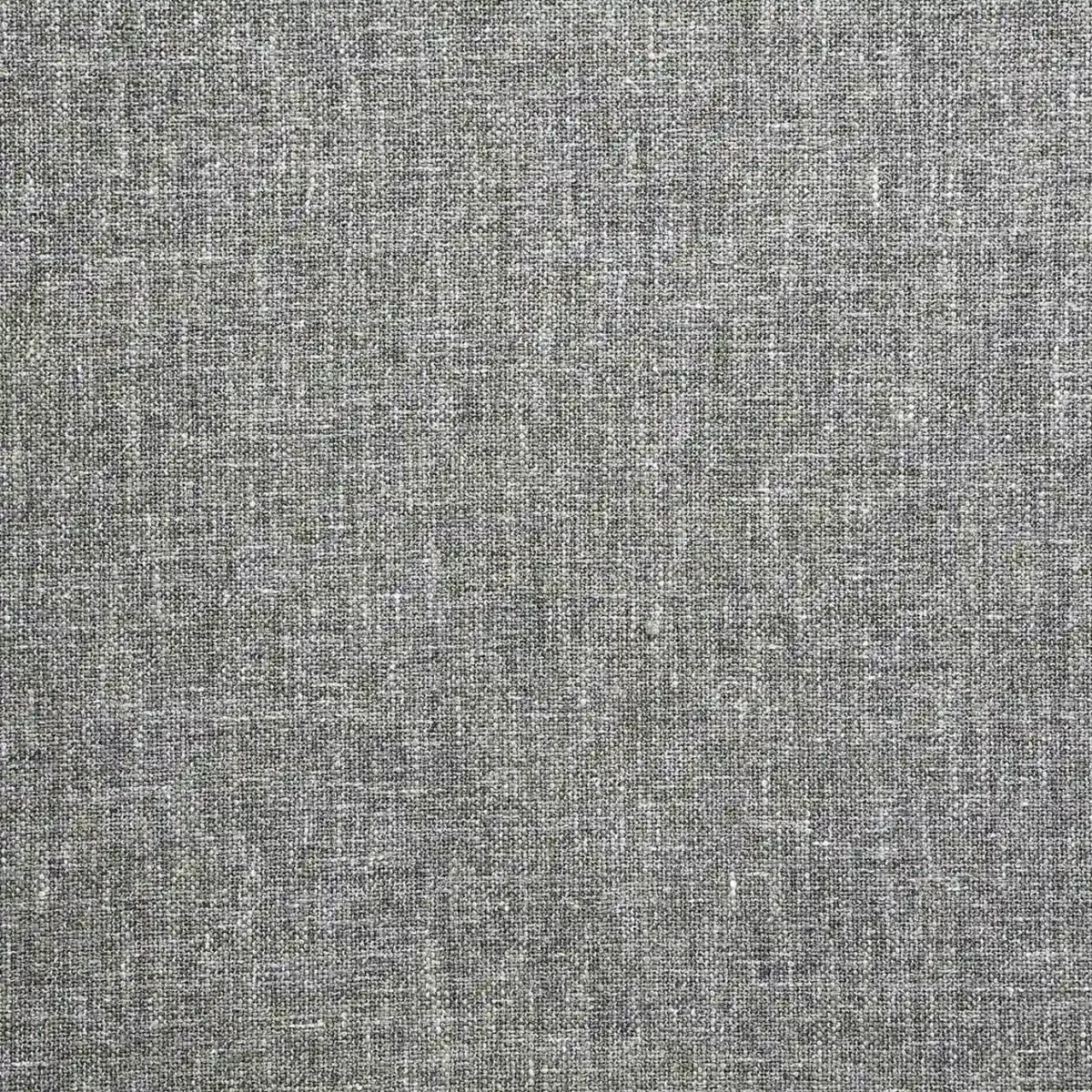 Freya Fabric - Granite by black-grey plain linen fabric from Linwood Fabrics