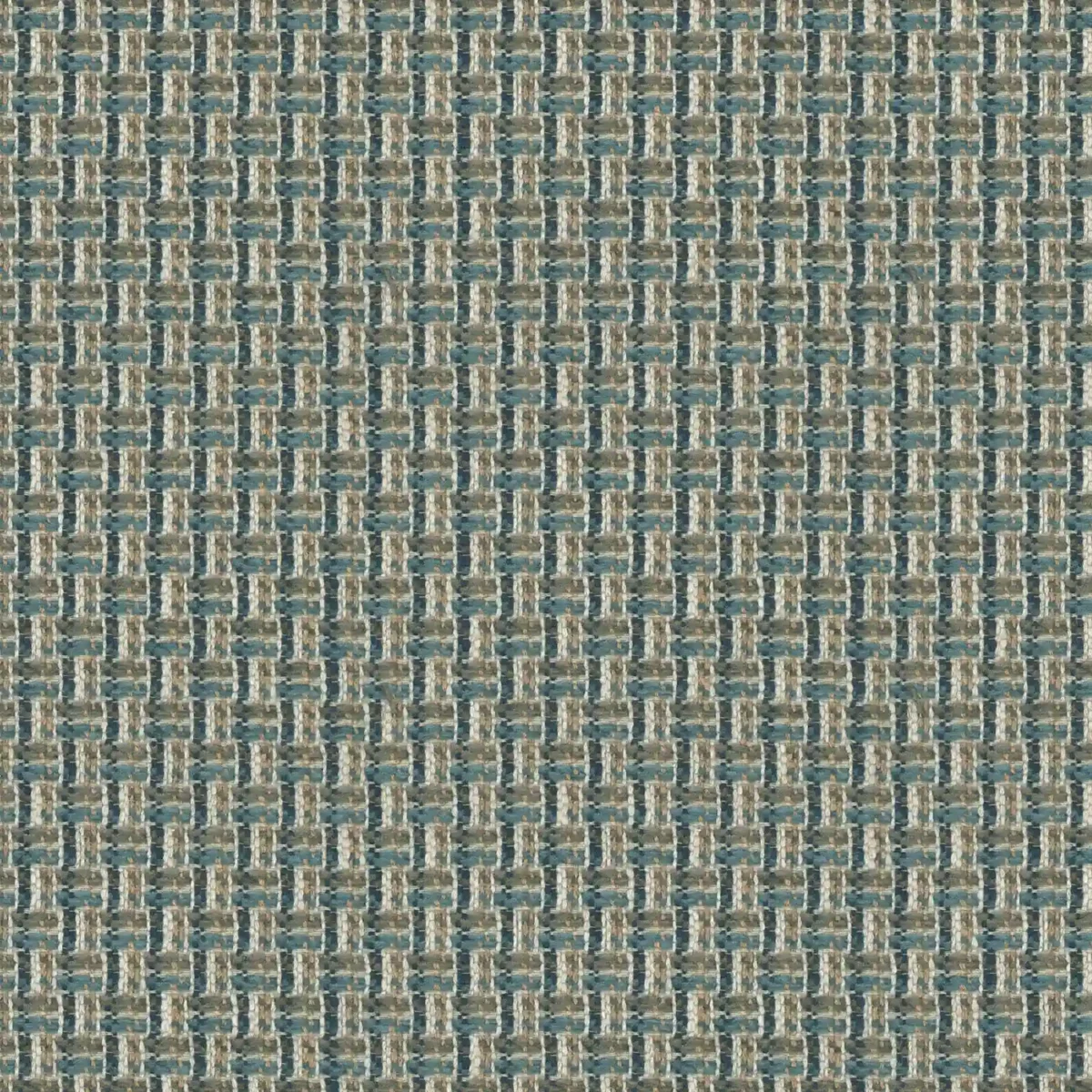 Hartland Fabric - Smoke Blue by blue plain woven fabric from Linwood Fabrics