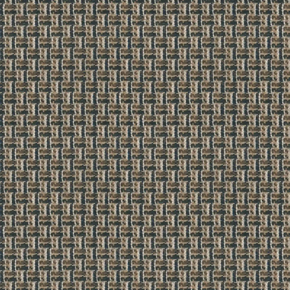 Hartland Fabric - Hickory by black-grey plain woven fabric from Linwood Fabrics