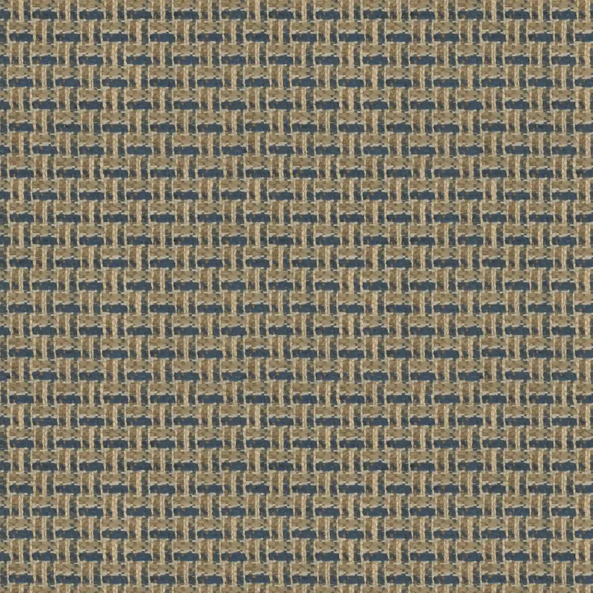 Hartland Fabric - Admiral by multicolour plain woven fabric from Linwood Fabrics