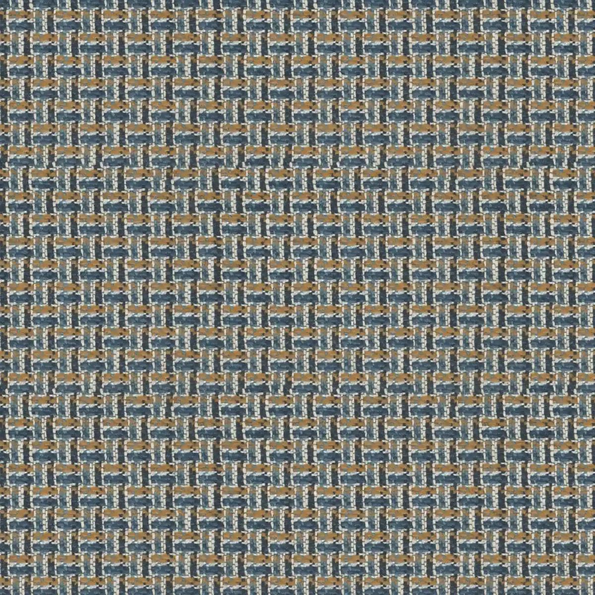 blue plain woven fabric from Linwood Fabrics