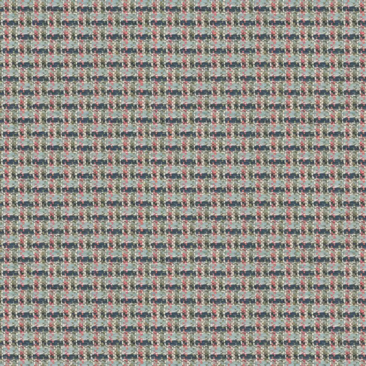 Hartland Fabric - Reef by blue plain woven fabric from Linwood Fabrics