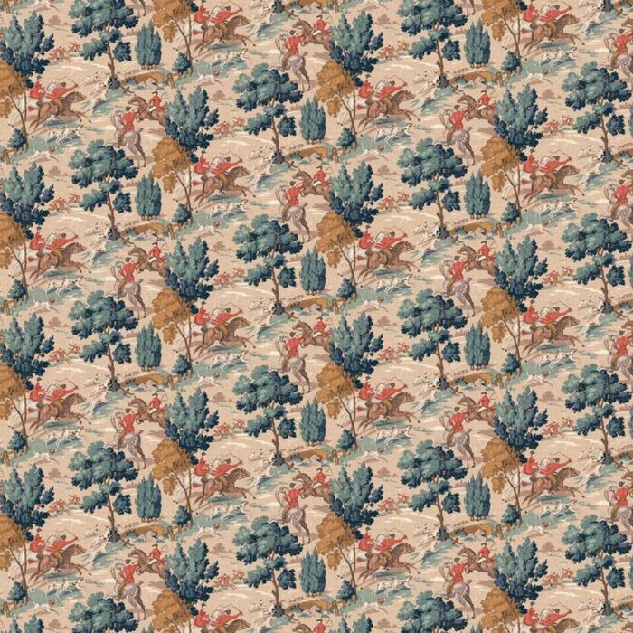 Tally Ho! Wallpaper - Biscuit swatch