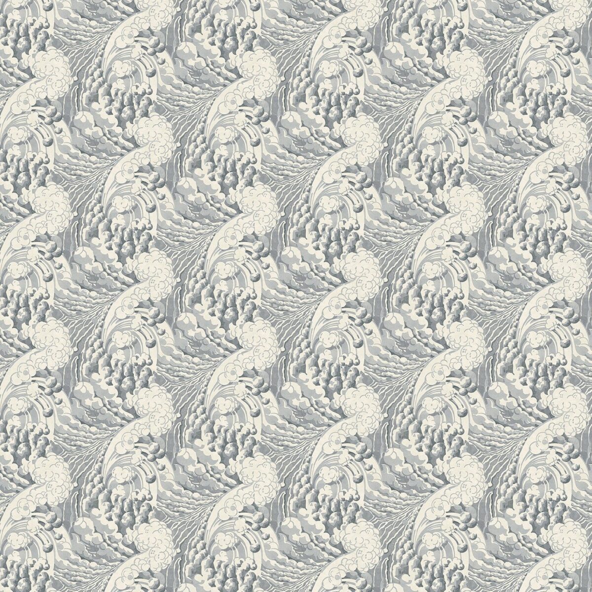black-grey traditional wallpaper from linwood fabrics