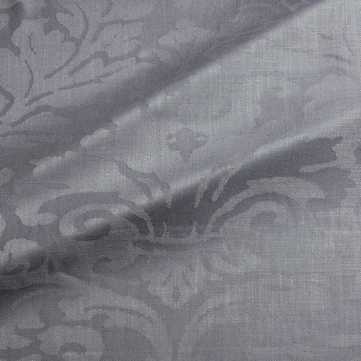 black-grey traditional jacquard fabric from Linwood Fabrics