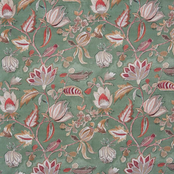Azalea Fabric - Fennel swatch