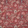 red botanical cotton fabric from Prestigious Textiles