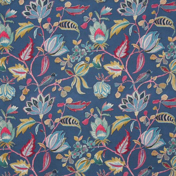 Azalea Fabric - Navy swatch