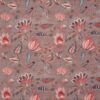 pink botanical cotton fabric from Prestigious Textiles