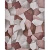 red geometric wallpaper from prestigious textiles