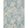 blue geometric wallpaper from prestigious textiles