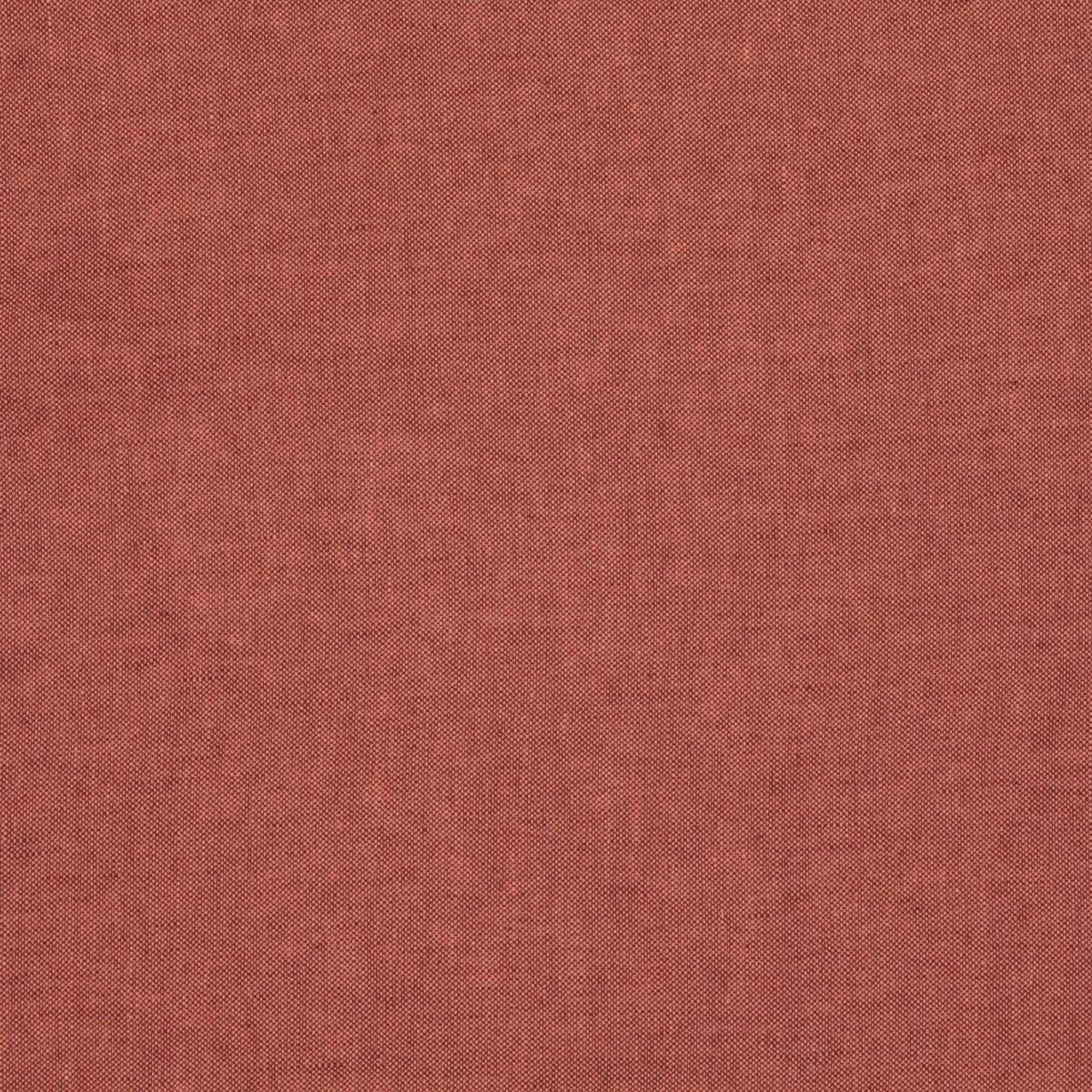 red plain linen fabric from Villa Nova