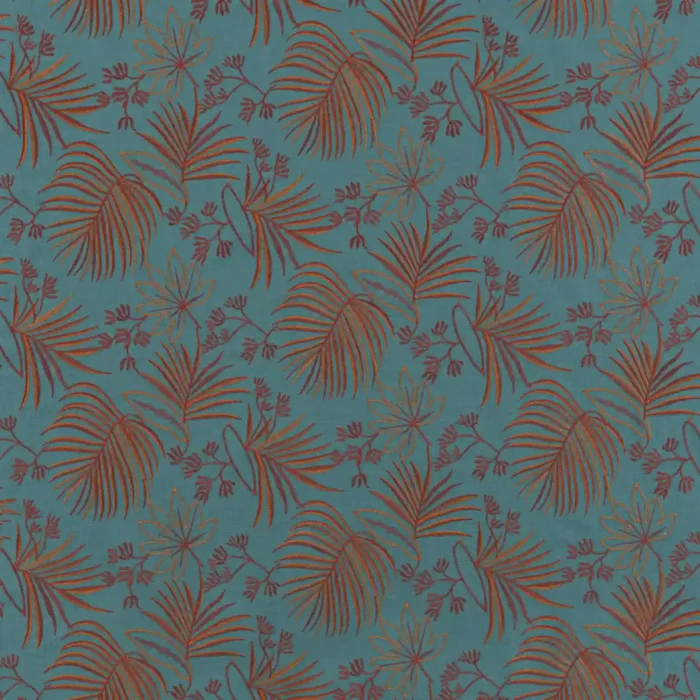 Bengkulu Fabric - Teal swatch