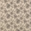 black-grey botanical cotton fabric from Beaumont Textiles