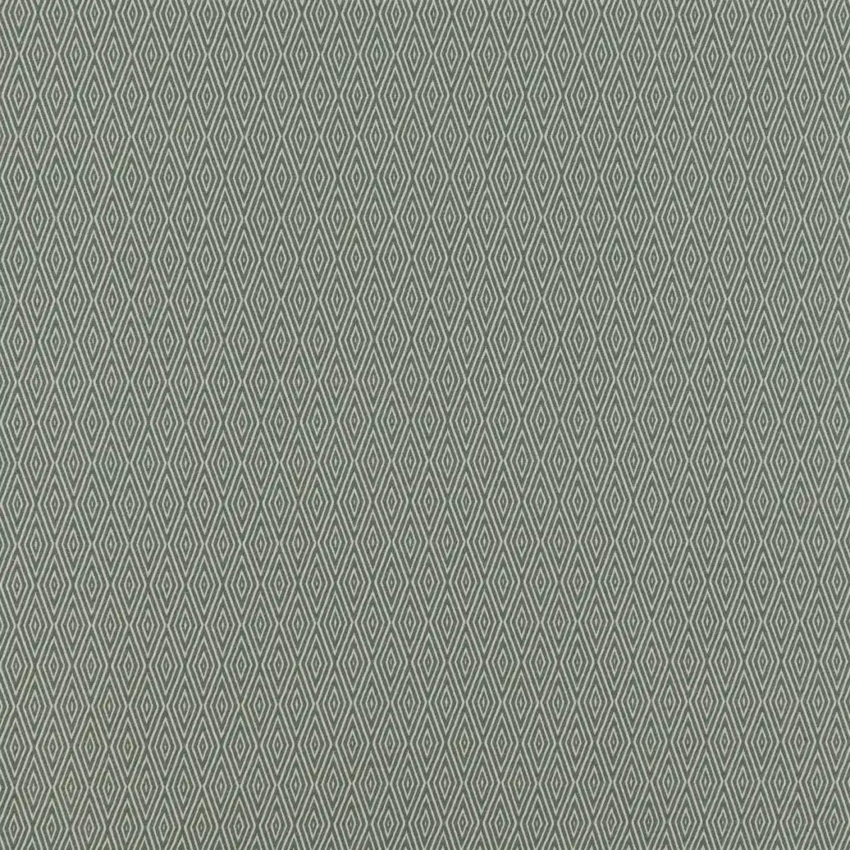 green geometric woven fabric from Beaumont Textiles