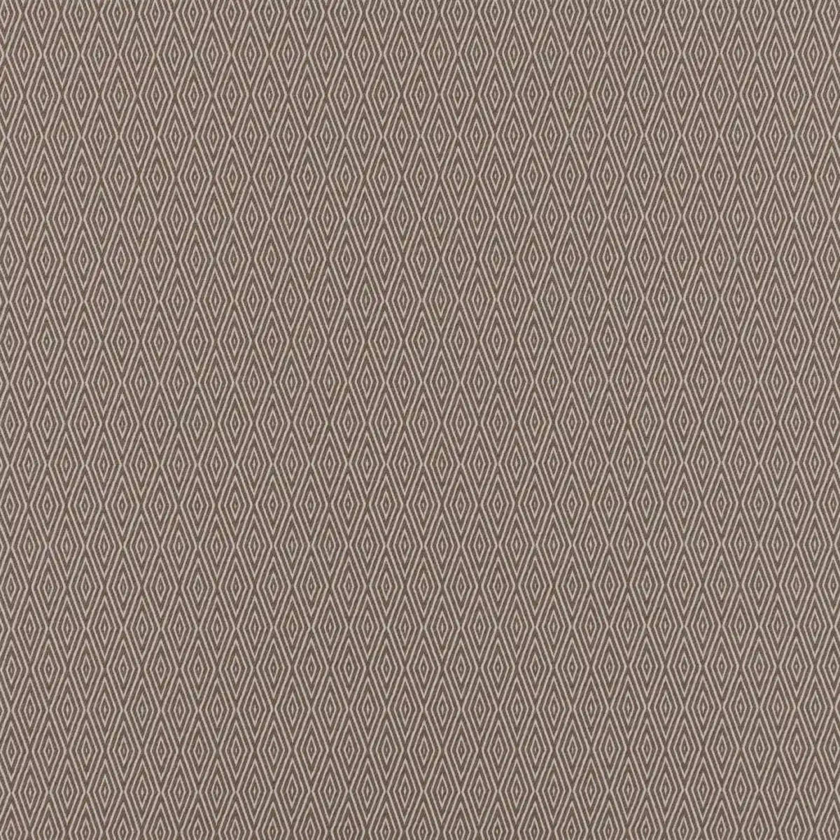 Nias Fabric - Tobacco by brown geometric woven fabric from Beaumont Textiles