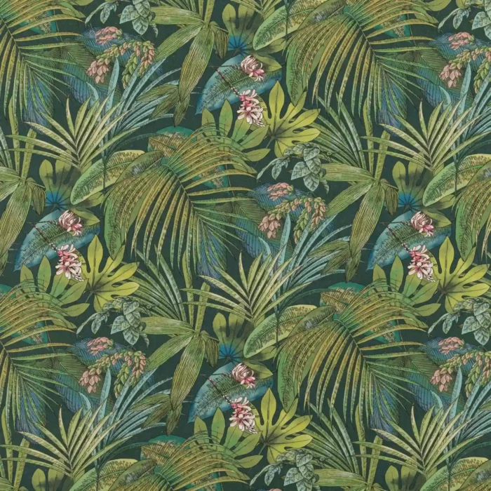 Pandang Palm Fabric - Tropical swatch